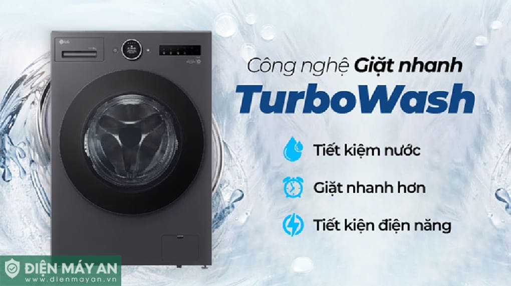 Máy giặt sấy LG Inverter giặt 17 kg - sấy 10 kg F2517RNTG